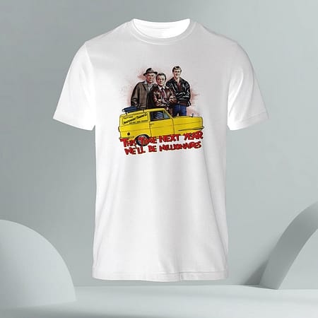 Bela muška majica Mućke