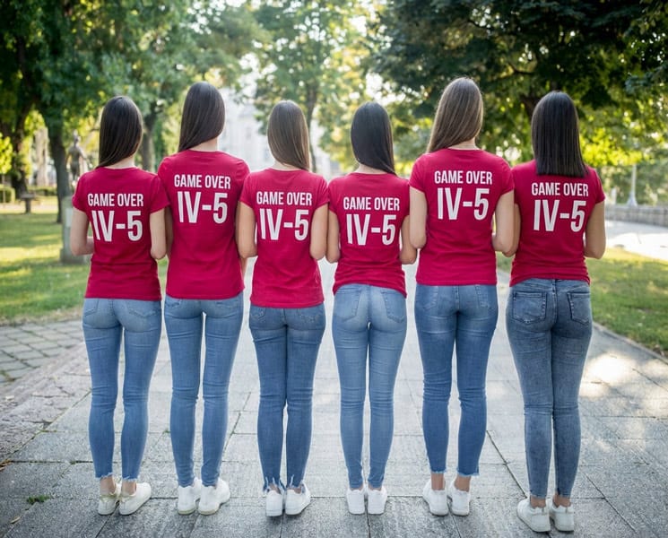 Majice za maturante, štampa na leđima - DTF štampa Beograd Moj kroj